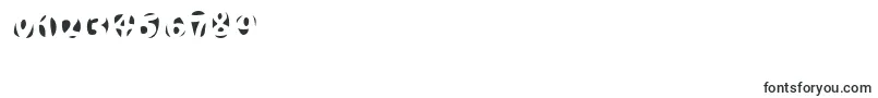 FrutigerstonesNegativ Font – Fonts for Numbers and Digits