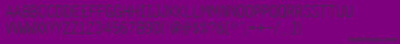 Шрифт Zomnk – чёрные шрифты на фиолетовом фоне