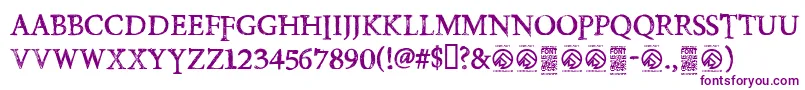 PoisonhopeRegular Font – Purple Fonts on White Background