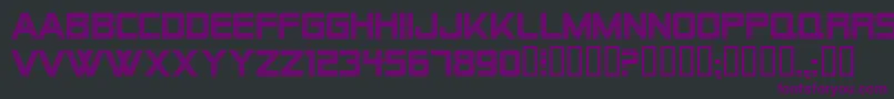 AlienEncountersRegular Font – Purple Fonts on Black Background