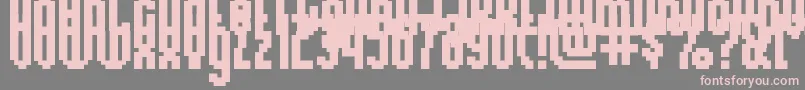 RelativityRegular Font – Pink Fonts on Gray Background