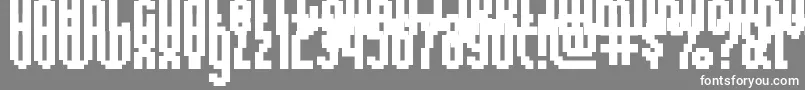 RelativityRegular Font – White Fonts on Gray Background