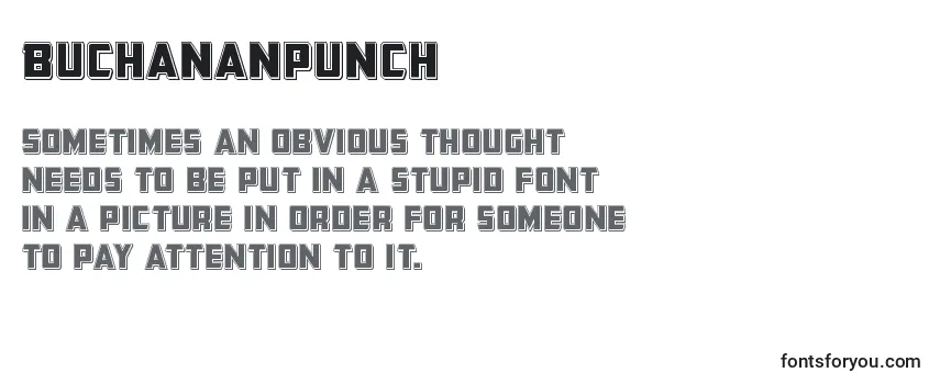 Buchananpunch Font