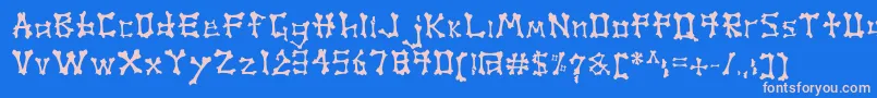 Más sobre la fuente Boner fuente Boner – Fuentes Rosadas Sobre Fondo Azul