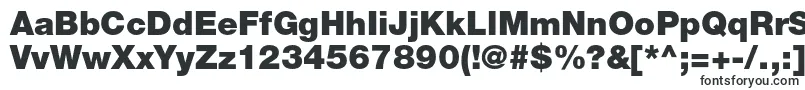 Czcionka HelveticaneueltstdBlk – rosta typografia