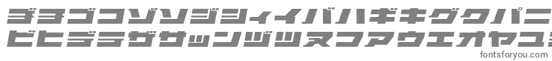 Elepko-fontti – harmaat kirjasimet valkoisella taustalla
