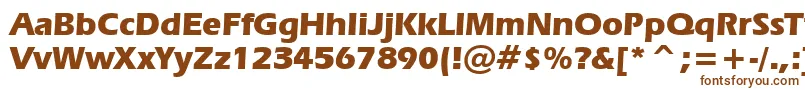 Шрифт ErasBoldBt – коричневые шрифты