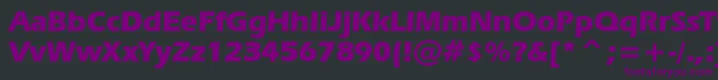 ErasBoldBt Font – Purple Fonts on Black Background