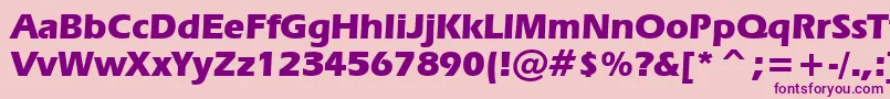 ErasBoldBt Font – Purple Fonts on Pink Background