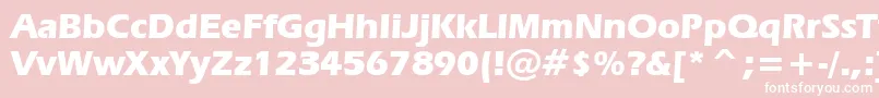 ErasBoldBt-Schriftart – Weiße Schriften auf rosa Hintergrund