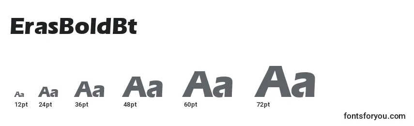 ErasBoldBt Font Sizes