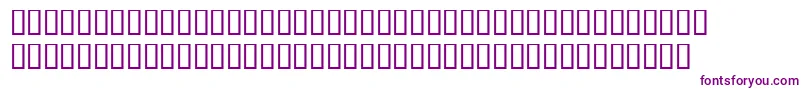 フォントBemboExpertSemiBold – 紫色のフォント