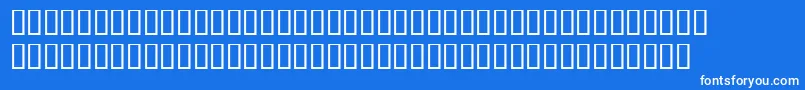 BemboExpertSemiBold Font – White Fonts on Blue Background