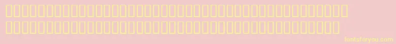 BemboExpertSemiBold Font – Yellow Fonts on Pink Background