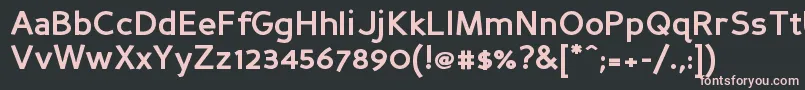 PerspectiveSansBold Font – Pink Fonts on Black Background