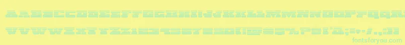 Chicagoexpressgradフォントについての詳細 フォントChicagoexpressgrad – 黄色い背景に緑の文字