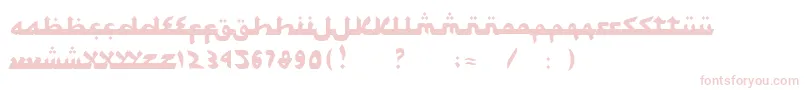 Fonte SyawalKhidmat – fontes cor-de-rosa