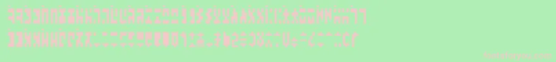 AncientGModern Font – Pink Fonts on Green Background