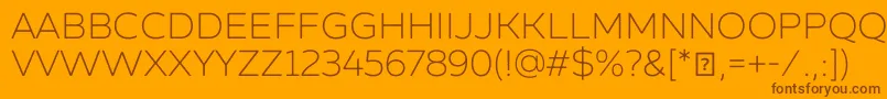 Más sobre la fuente ZingsansrustldemoBase fuente ZingsansrustldemoBase – Fuentes Marrones Sobre Fondo Naranja