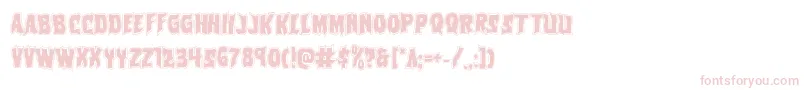 Vorvolakaacad Font – Pink Fonts on White Background