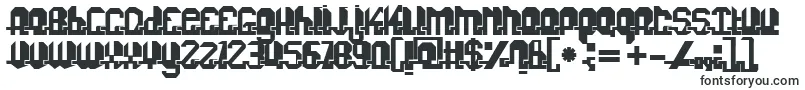 Шрифт Fonuzzle – квадратные шрифты