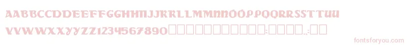 Dsradac Font – Pink Fonts on White Background
