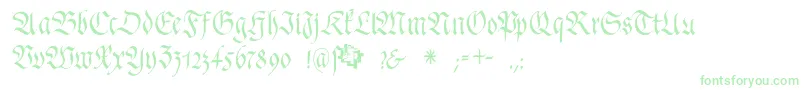 FrakturafonteriaSlim Font – Green Fonts