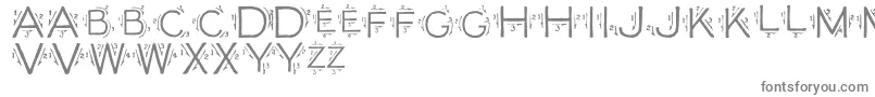 fuente SingleStroke – Fuentes Grises Sobre Fondo Blanco