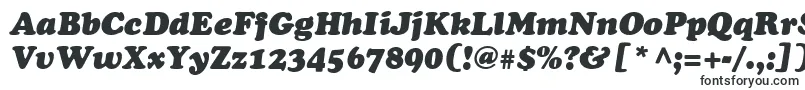 CooperRusItalic-fontti – rajausfontit
