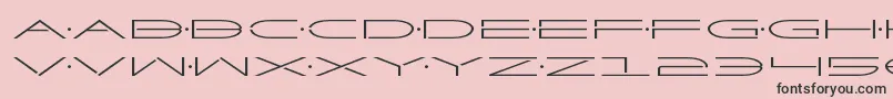 Factorexpand Font – Black Fonts on Pink Background