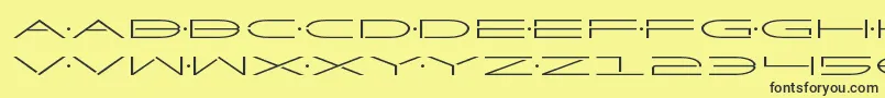 Factorexpand-Schriftart – Schwarze Schriften auf gelbem Hintergrund