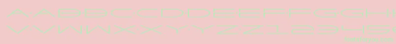 Factorexpand-Schriftart – Grüne Schriften auf rosa Hintergrund