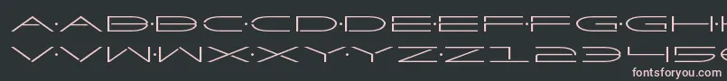Factorexpand Font – Pink Fonts on Black Background