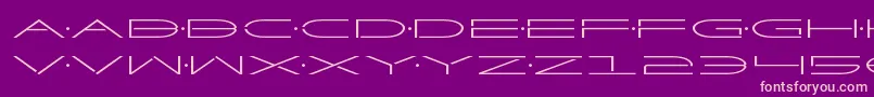 Factorexpand Font – Pink Fonts on Purple Background