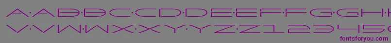 Шрифт Factorexpand – фиолетовые шрифты на сером фоне