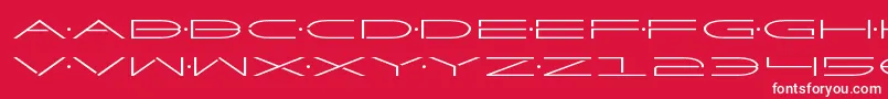 Factorexpand Font – White Fonts on Red Background