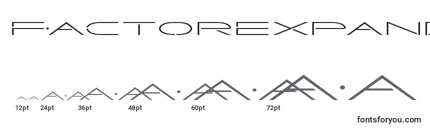 Factorexpand Font Sizes