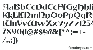 Tintoretto font – celtic Fonts