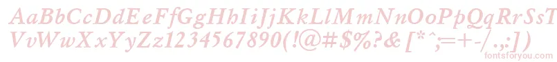 UkrainianmyslBolditalic Font – Pink Fonts