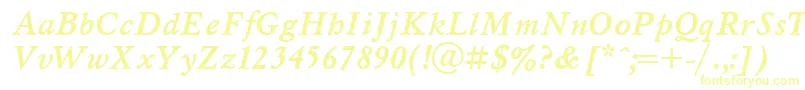 UkrainianmyslBolditalic Font – Yellow Fonts