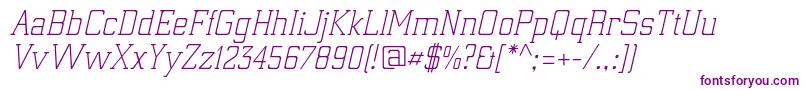 Weitere Informationen zur ElectrumadfexpLightoblique-Schriftart ElectrumadfexpLightoblique-Schriftart – Violette Schriften