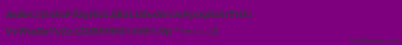 DilleniaupcРџРѕР»СѓР¶РёСЂРЅС‹Р№РљСѓСЂСЃРёРІ Font – Black Fonts on Purple Background