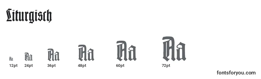 Liturgisch Font Sizes