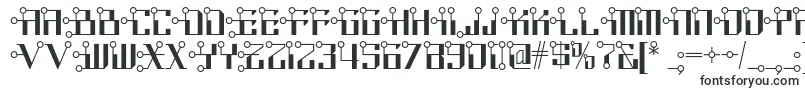Circuitborednf-Schriftart – Schriften für Linux