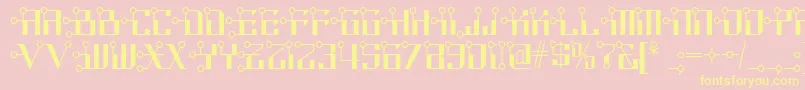 Más sobre la fuente Circuitborednf fuente Circuitborednf – Fuentes Amarillas Sobre Fondo Rosa