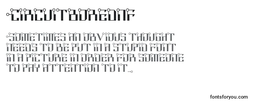 Schriftart Circuitborednf (95236)