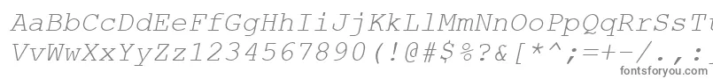 Axccrti-fontti – harmaat kirjasimet valkoisella taustalla