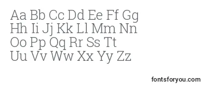 Review of the RobotoSlabLight Font