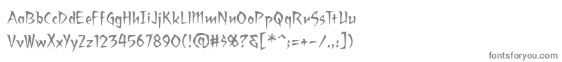 Ragingredlotus-Schriftart – Graue Schriften auf weißem Hintergrund