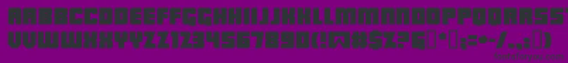 LowriderBb Font – Black Fonts on Purple Background